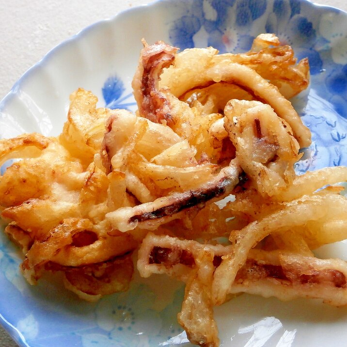 玉ねぎとイカの天ぷら レシピ 作り方 By なな1151 楽天レシピ 玉ねぎとイカの天ぷら レシピ 作り方 By なな1151 楽天レシピ